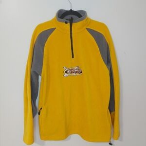 Ski-doo Yellow and Gray Men's Sweater Medium